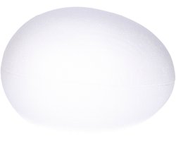 Piepschuim hobby vorm ei - 2 halve delen - 20 cm - DIY knutsel figuren - paasei