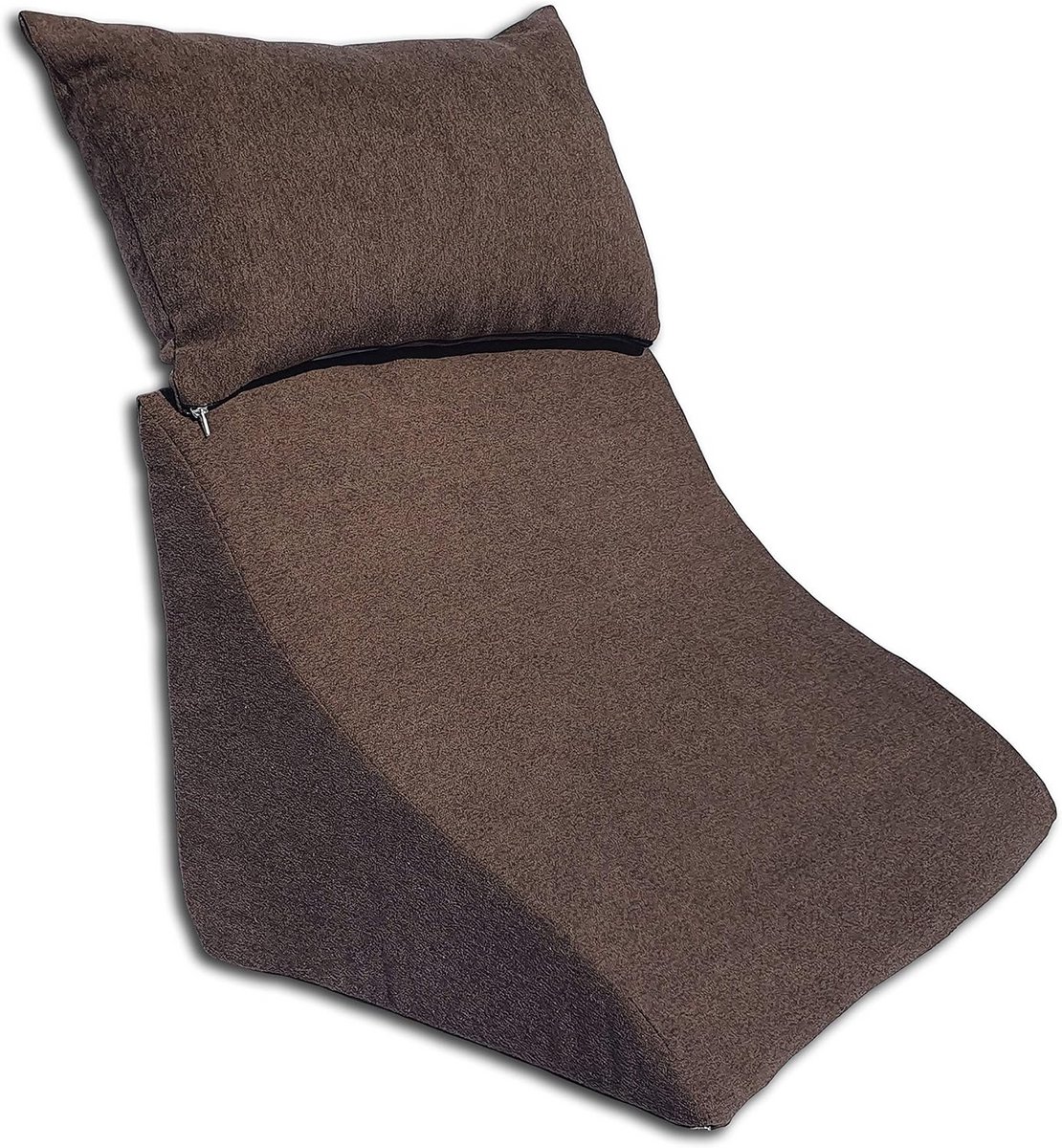 Kussenset voor Bed en Bank Ergonomisch Rugkussen Sofakussen Leeshoek Donkerbruin