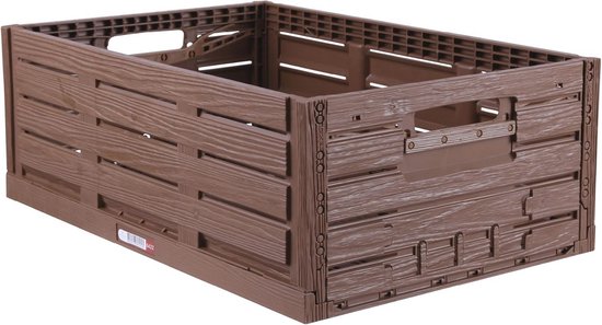 Grizzly 4 x 32L folding box - foldable storage box - plastic shopping box - foldable and stackable