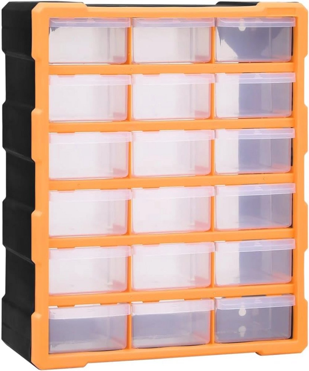 Organiser met 18 middelgrote lades 38x16x47cm