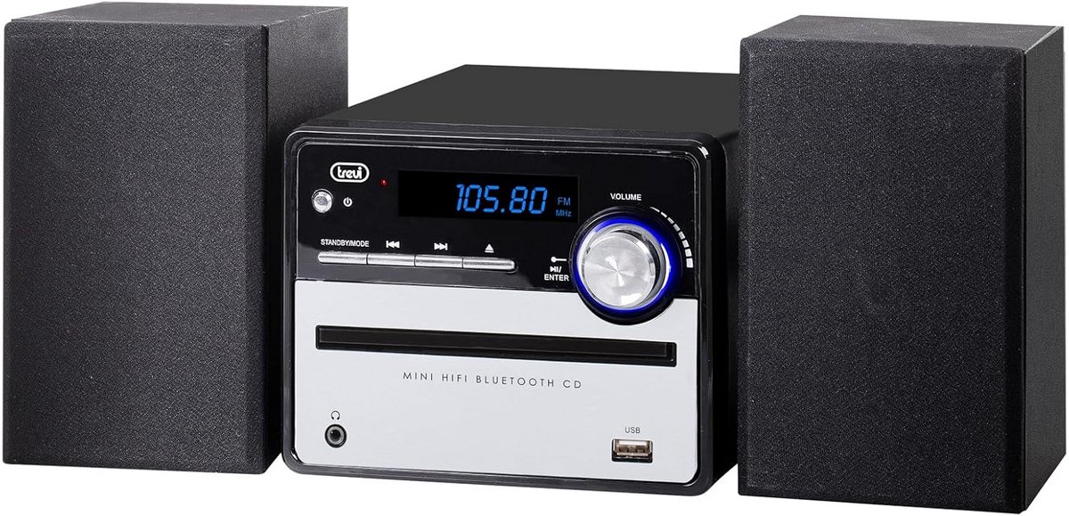 HiFi Stereo Installatie met CD Speler, FM Radio en USB