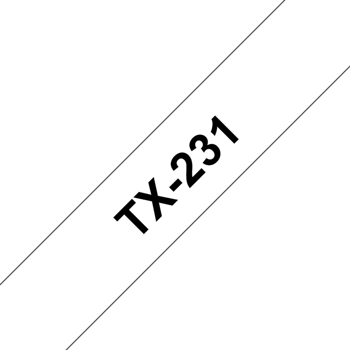 TX-231 - 12mm - black on white for PT-7000 / PT-8000 / PT-PC