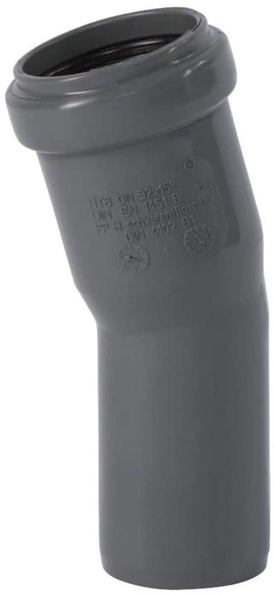 HTsafeB Bocht DN/OD 160 15 Graden