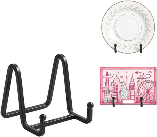 Plaathouder ezel displaystandaard - 6 inch metalen plaat standaards voor display - Tafelblad Afbeelding Standaard - Goud IJzeren ezels voor display afbeeldingen | fotolijsten | boek | decoratieve