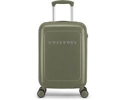 Onbekend SUITSUIT Handbagage koffer 55x35x20 - Handbagage trolley - Lichtgewicht koffer - Reiskoffer - Veilig TSA cijferslot - Natura koffer Dark Olive - Groen