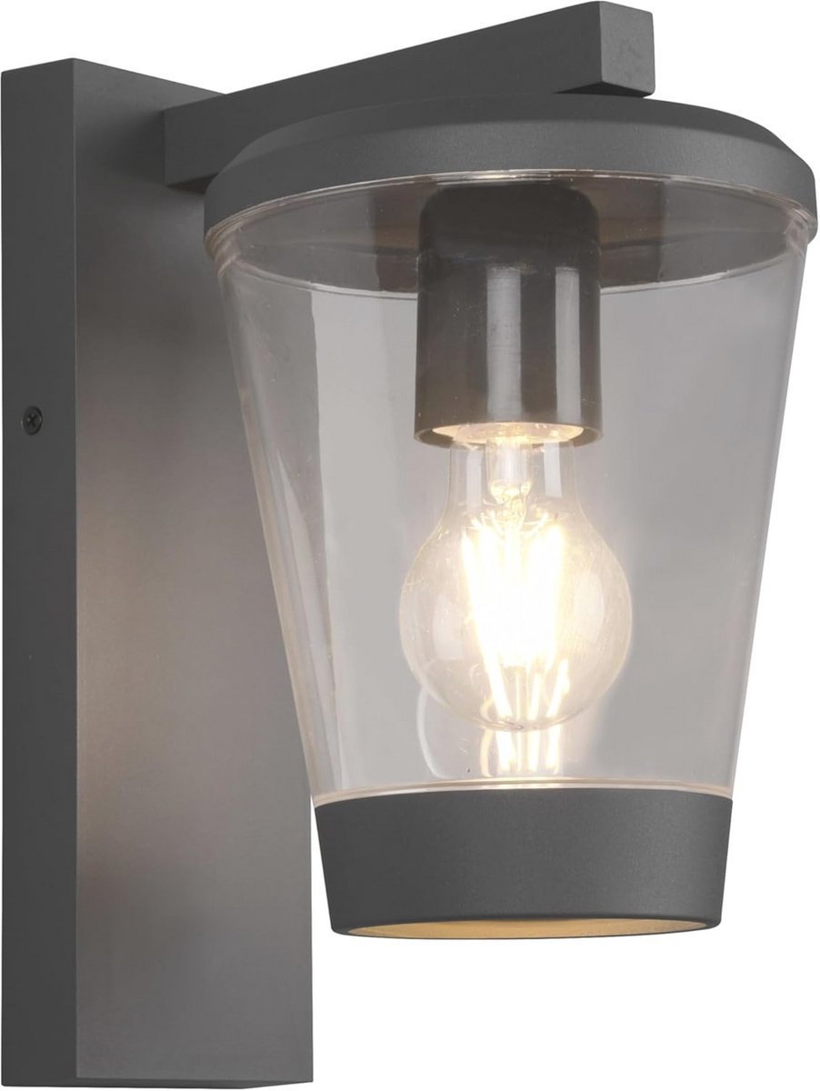 Buitenwandlamp Antraciet van Aluminium met E27 Fitting