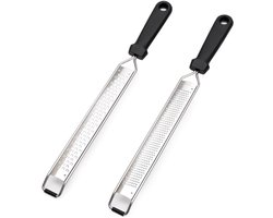 HCB® - Professionele RVS / INOX Rasp - set van 2 smalle raspen - Grof Coarse Edge en fijn Ribbon Edge - 3498/3497