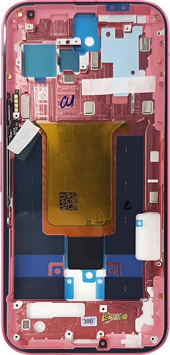 Google, Middenframe Vervanging voor Google Pixel 9a Service Pack, Roze
