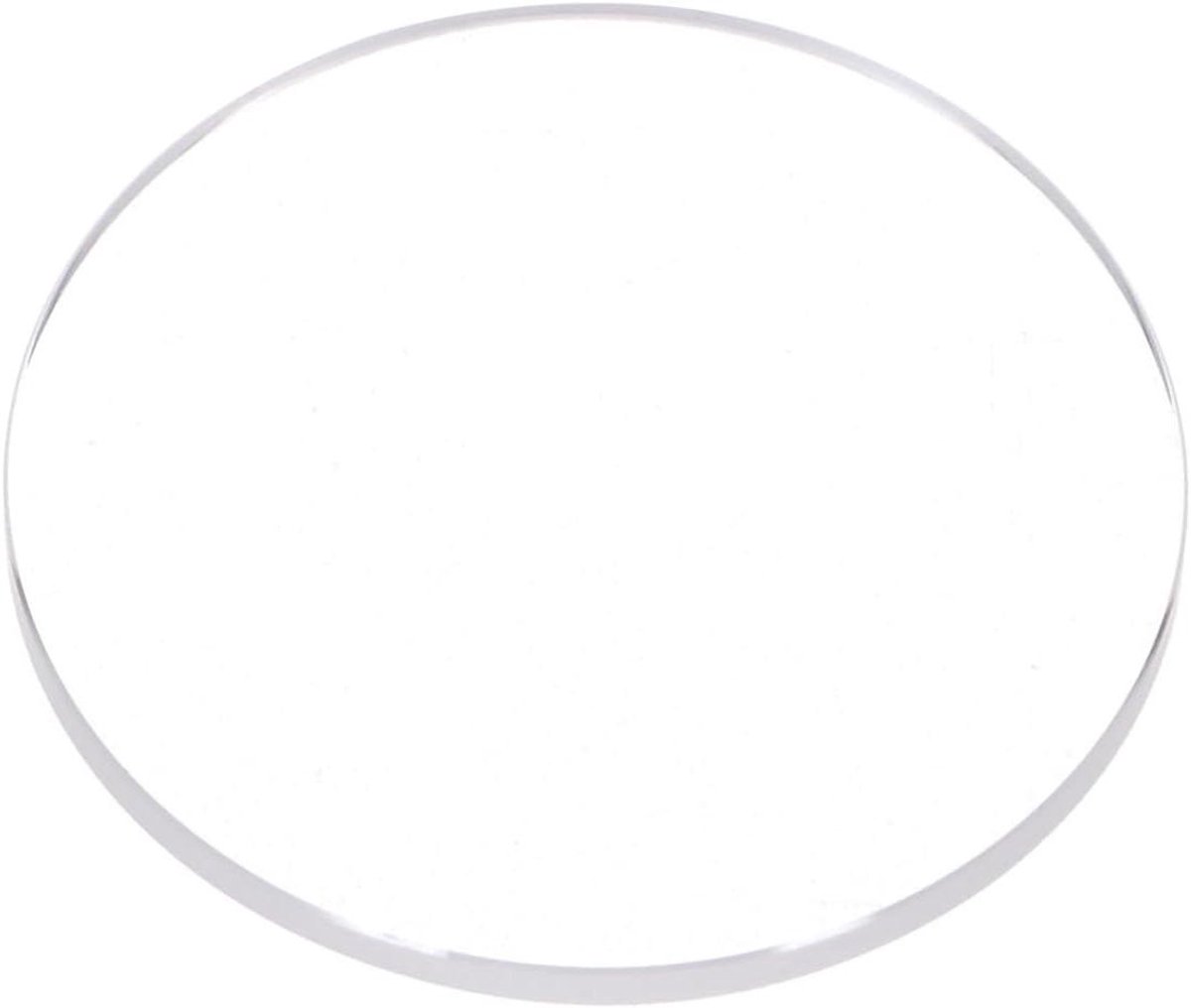 Allecta - Kristalglas Lens 26mm Diameter 1,5mm Dik - Transparant Saffierglas voor Horloge Reparatie