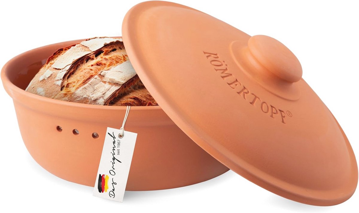 Keramische Broodpan Ø 30 cm - Ideaal Voor Vers Brood Bewaren
