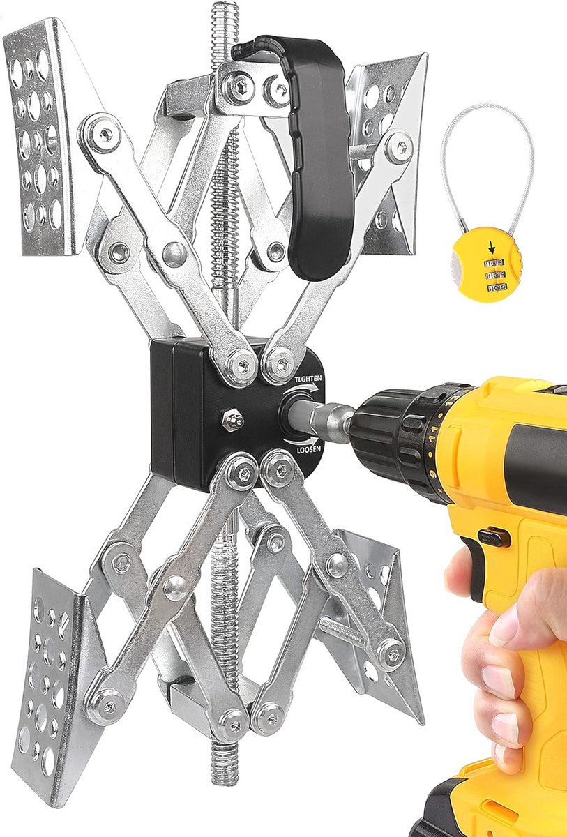 X-Vormige RV stabilisator wiel chock voor dubbelassige campers
