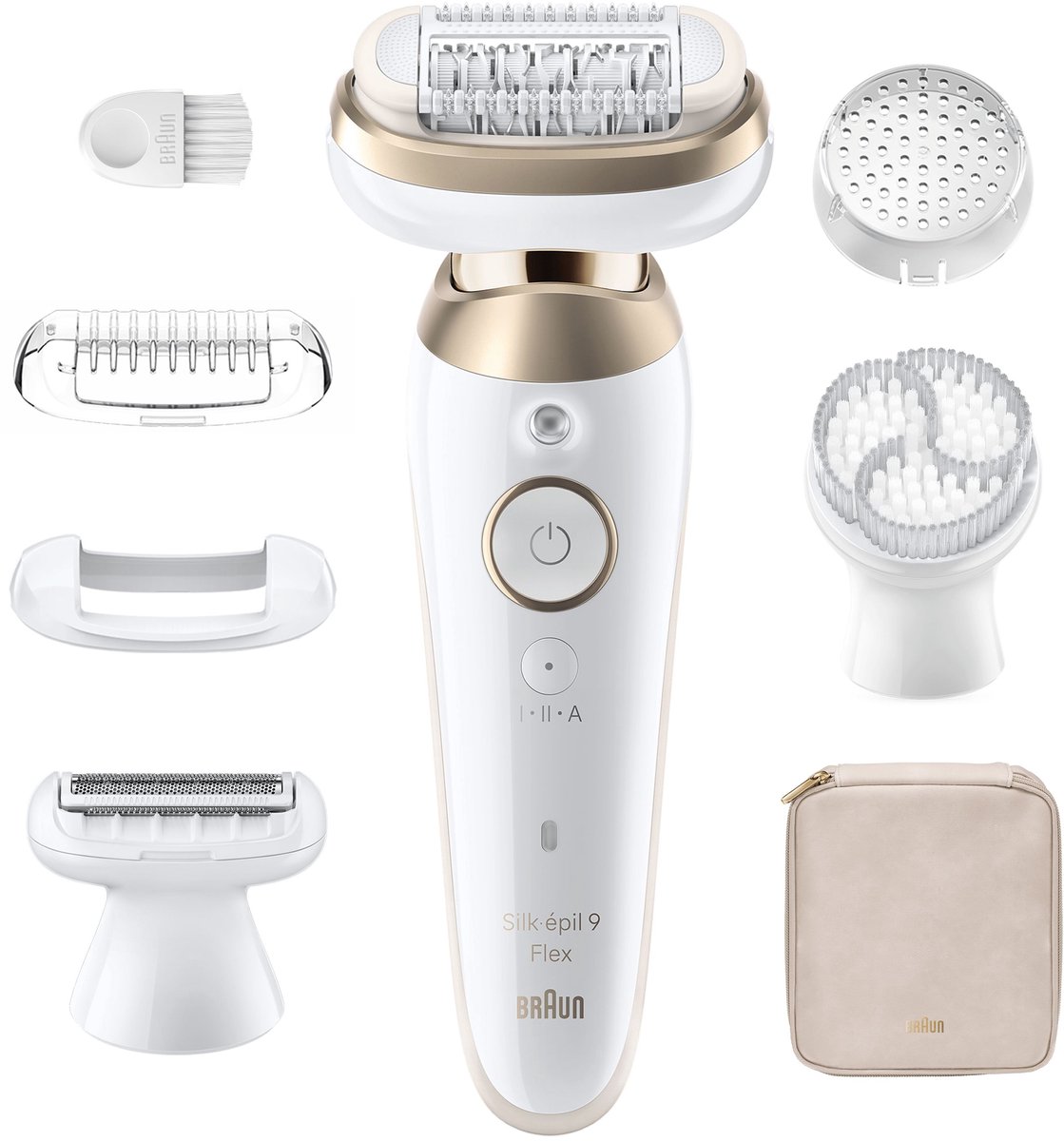 Braun Silk·épil 9 Flex 9-060 3D - Wet & Dry Epilator - Langdurig Gladde Huid - Volledig Flexibele kop - Ladyshave Scheerkop, Trimmerkam en Exfoliatieborstel thumbnail 2