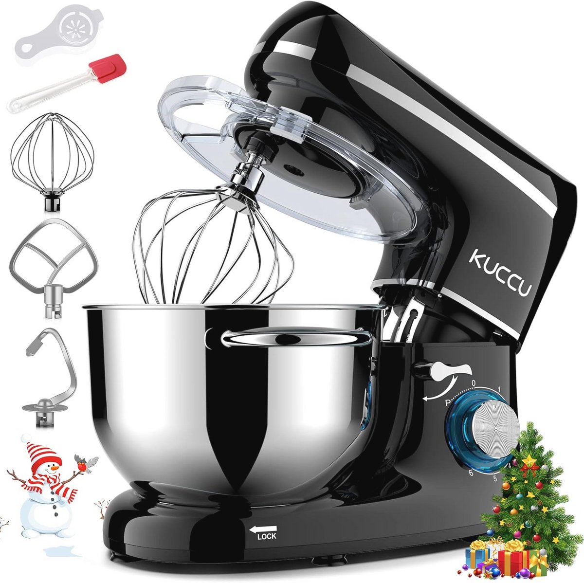 Krachtige Blender 660 W met 6 Snelheden en Roestvrijstalen Kom