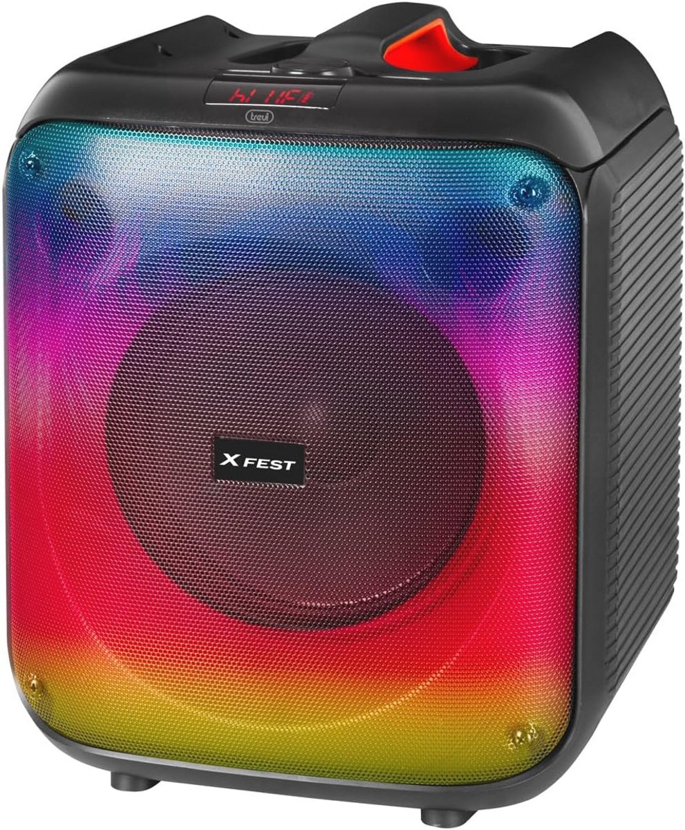 Draagbare Versterkte Bluetooth Luidspreker met Karaoke Functie - 60W