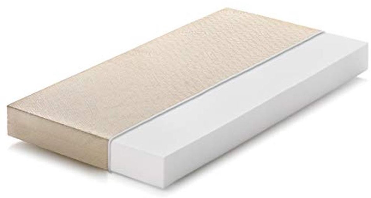 Kindermatras 70 x 160 cm - Ademend en Hypoallergeen, Perfect voor Babybedden