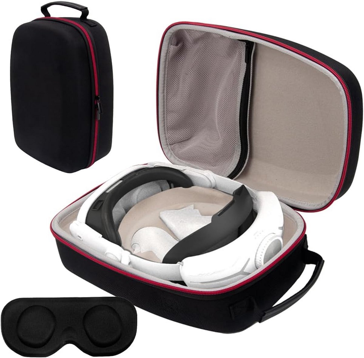 Draagbare VR Headset Opbergtas met Krasbestendige Beschermhoes voor Meta Quest 3