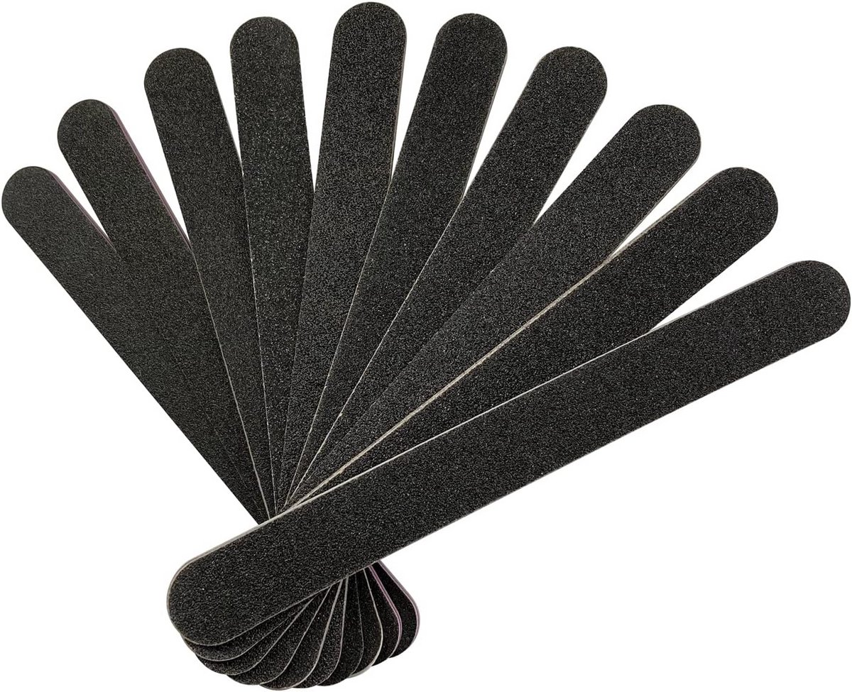 Professionele Dubbelzijdige Nagelvijlen 10 Stuks voor Manicure en Pedicure