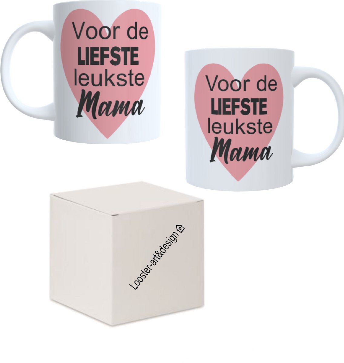 Koffie beker - thee mok - tekst - liefste mama - liefste papa