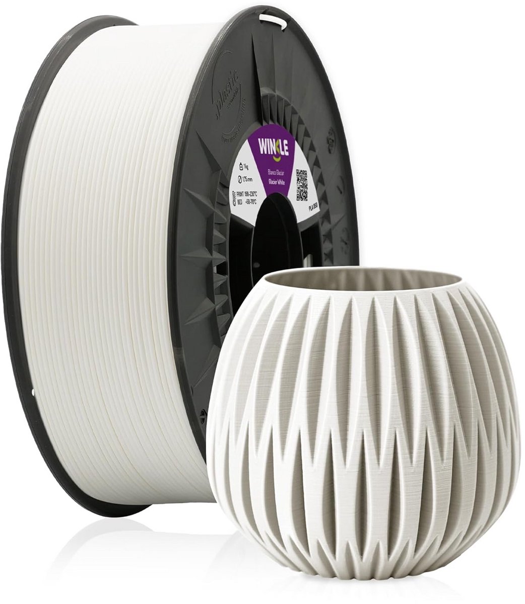 PLA Filament 1.75 mm Wit - 1 kg - 3D Printer Materiaal