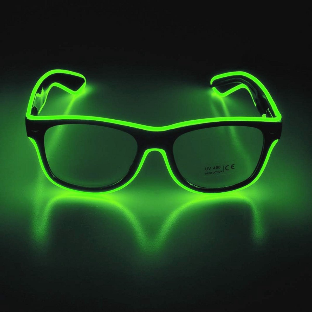 Neon Rave Glazen met LED en El-kabel voor Halloween en Feestjes