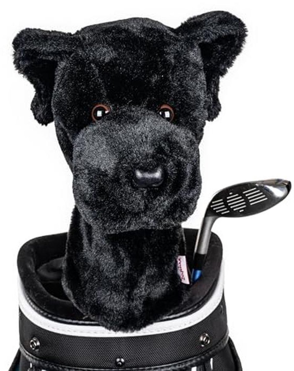 Hoogwaardige Rackethoes voor Golfclubs in Zwarte Labrador Design