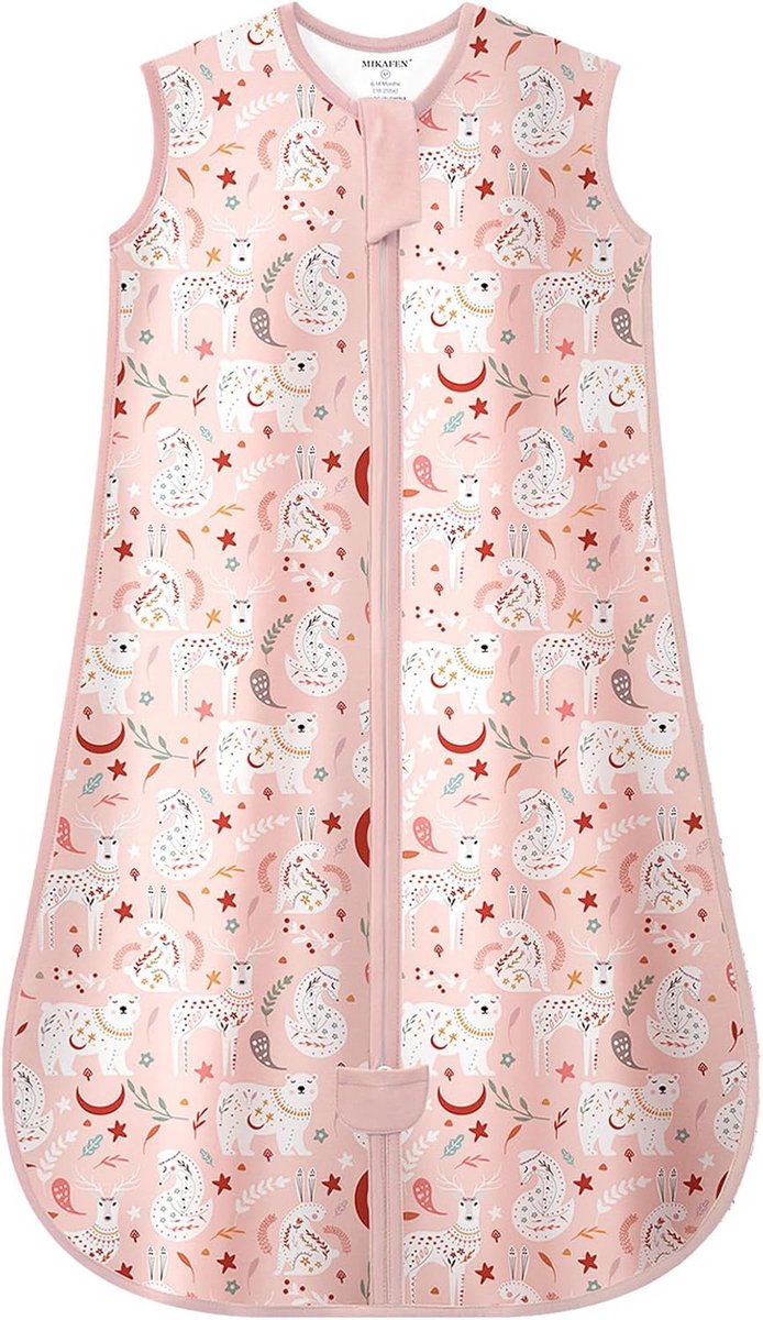 Mouwloze Babyslaapzak 1,0 Tog - 100% Biologisch Katoen - Unisex voor 0-6 maanden