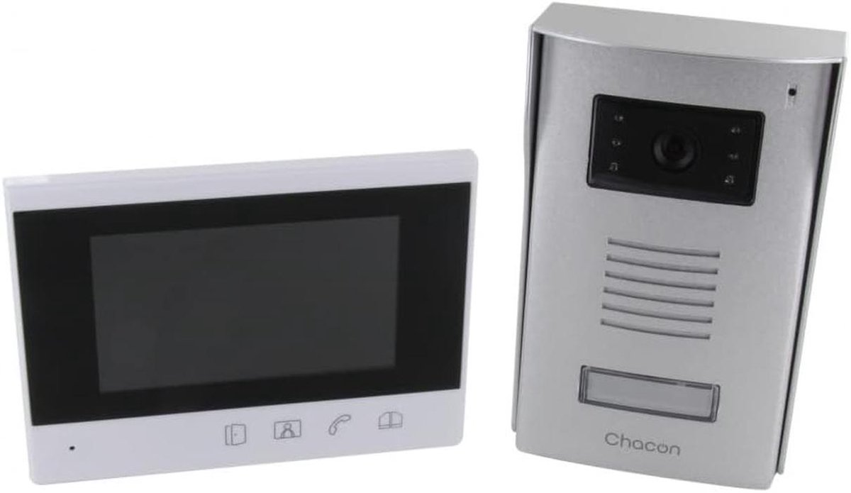 Bedrade videofoon met 4,3 inch scherm - Hoge resolutie en breedzichtcamera