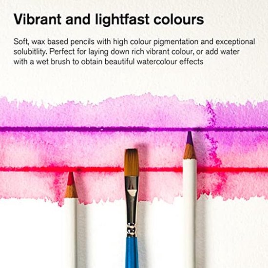 Watercolor Krijt Set - 12 Kleurige Artist Crayons voor Vivid Tekeningen met Hoogwaardige Pigmenten — afbeelding 2