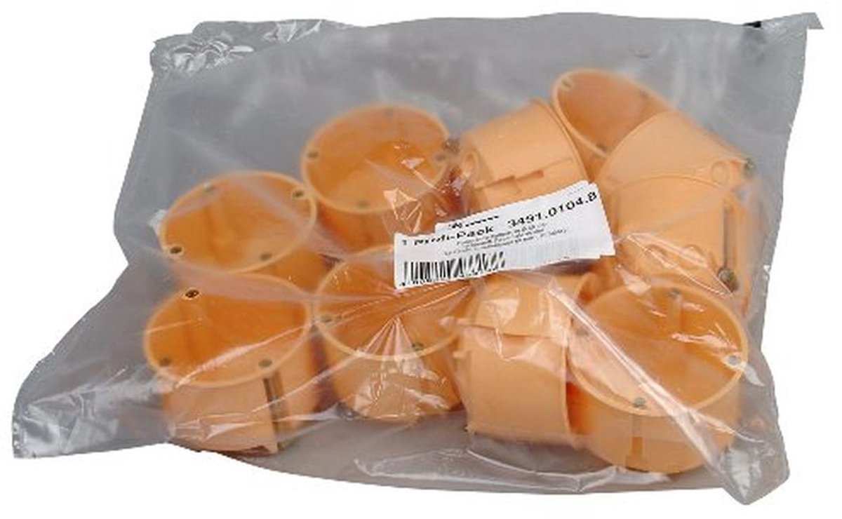 Spouwmuurschakeldoos isolatiemateriaal 68 mm met 47 mm doosdiepte - 10 stuks verpakking