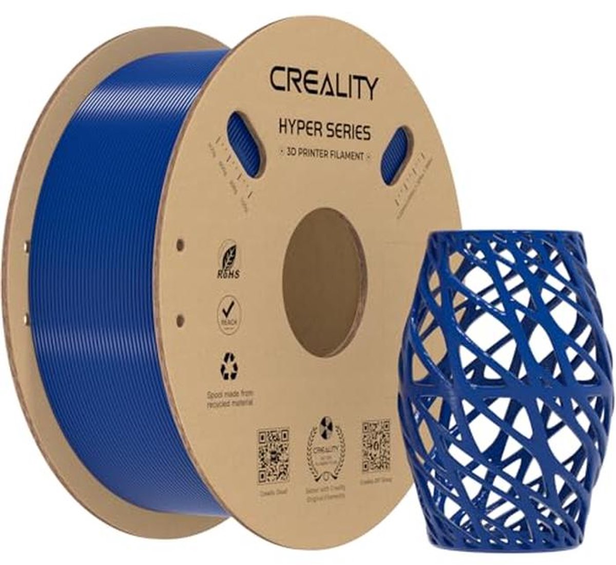 Hoge Snelheid PETG Filament 1.75 mm voor 3D Printers – Blauw