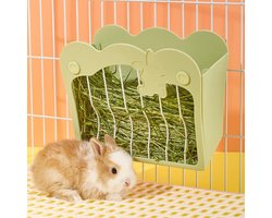 Hangende hooiruif - klein dier - konijn - dwergkonijn - cavia - groente - hooi voeder