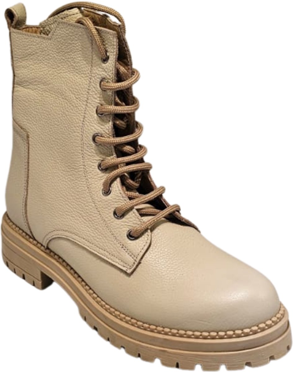Berussa-Dames-Laarzen-Warme Dames Chelsea Boots - Hoogwaardig Leder & Suède Binnenkant - Gripvaste Thermozool - Maat 36-40