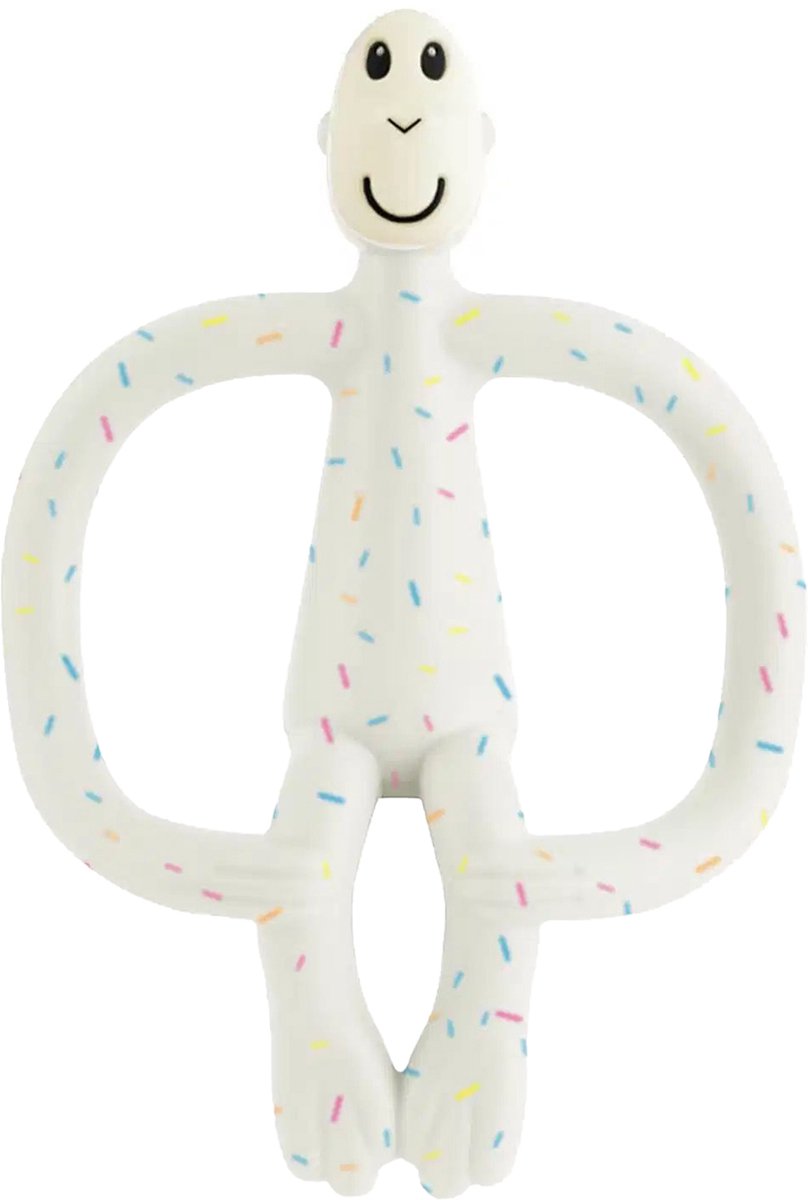 Matchstick Monkey Bijtring - Confetti Crème