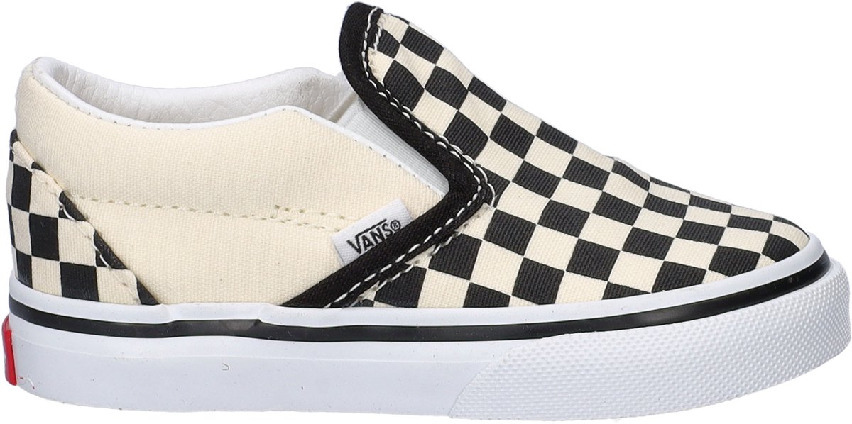Vans Td Classic Slip-on & Checkerboard/ 8.5 Zwart