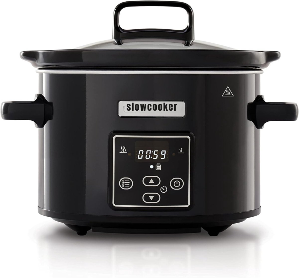 Quvo® Slowcooker met Timer - Zwart 29cm x 29cm x 22cm - Quvo® - €159,95