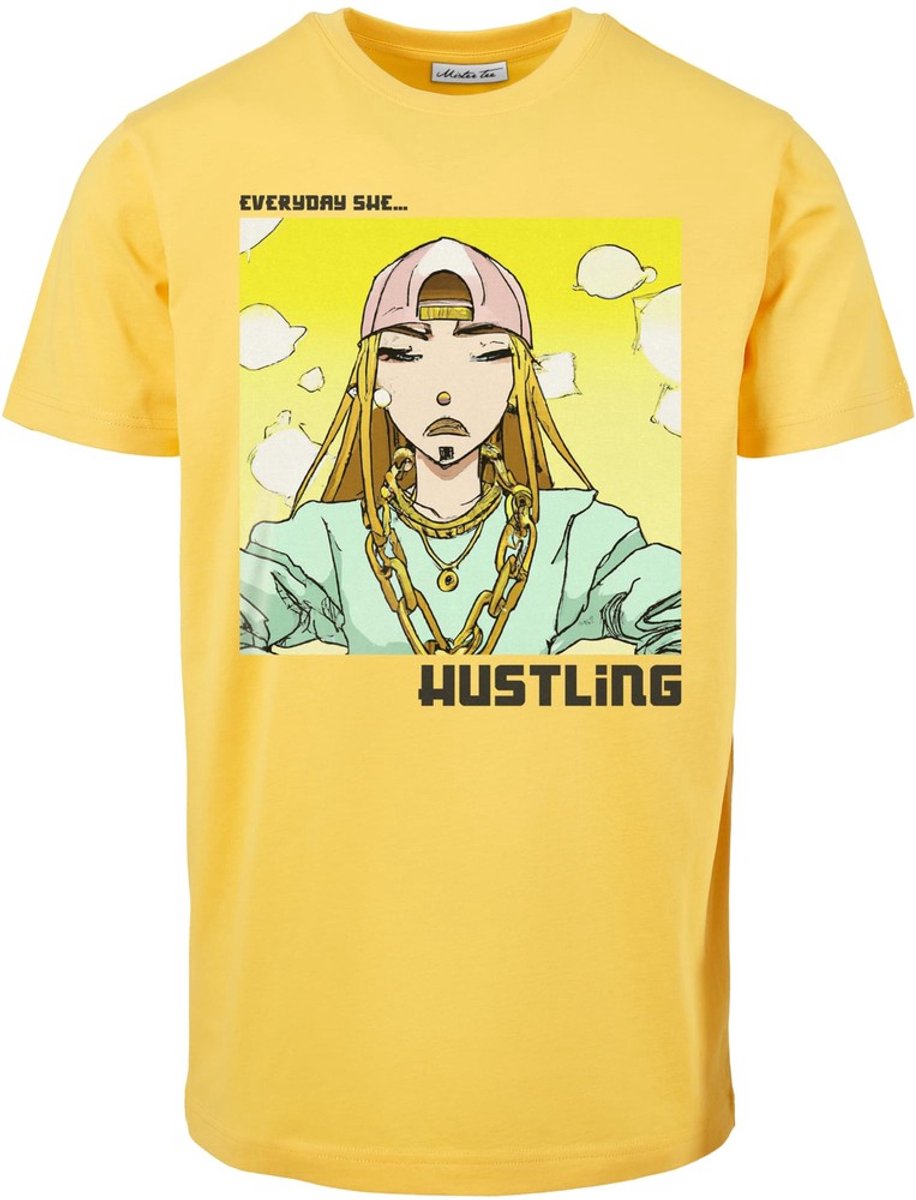 Mister Tee Everyday She Hustling Heren Tshirt S Geel