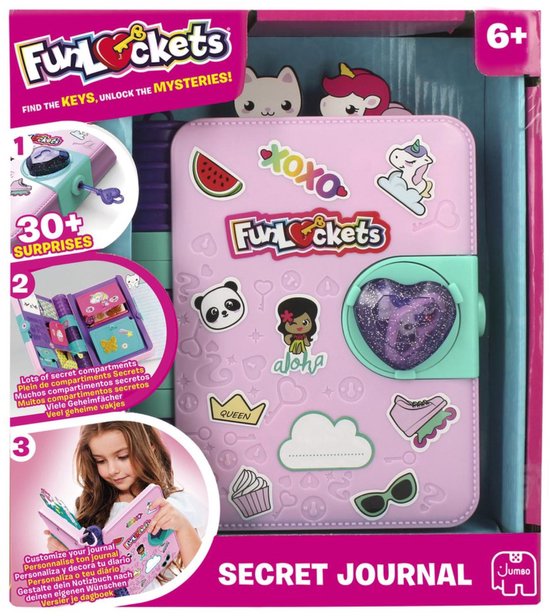 Jumbo - FunLockets - Secret Journal - Dagboek meisjes - Vanaf 6 jaar