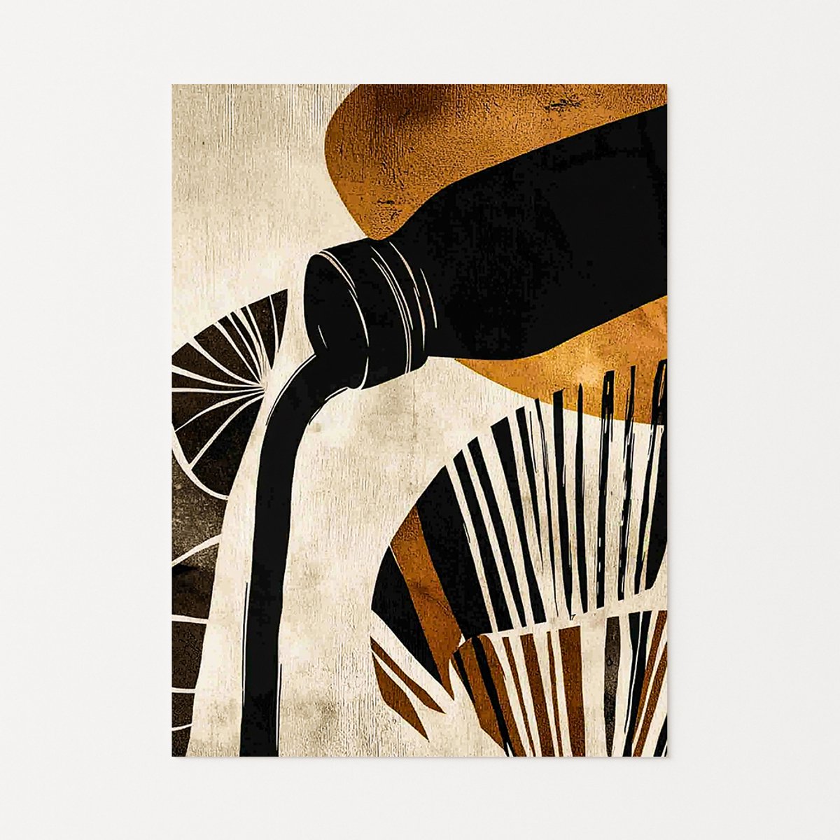 Vorm wanddecoratie - Muurdecoratie industrieel - Poster retro - 30x40 cm