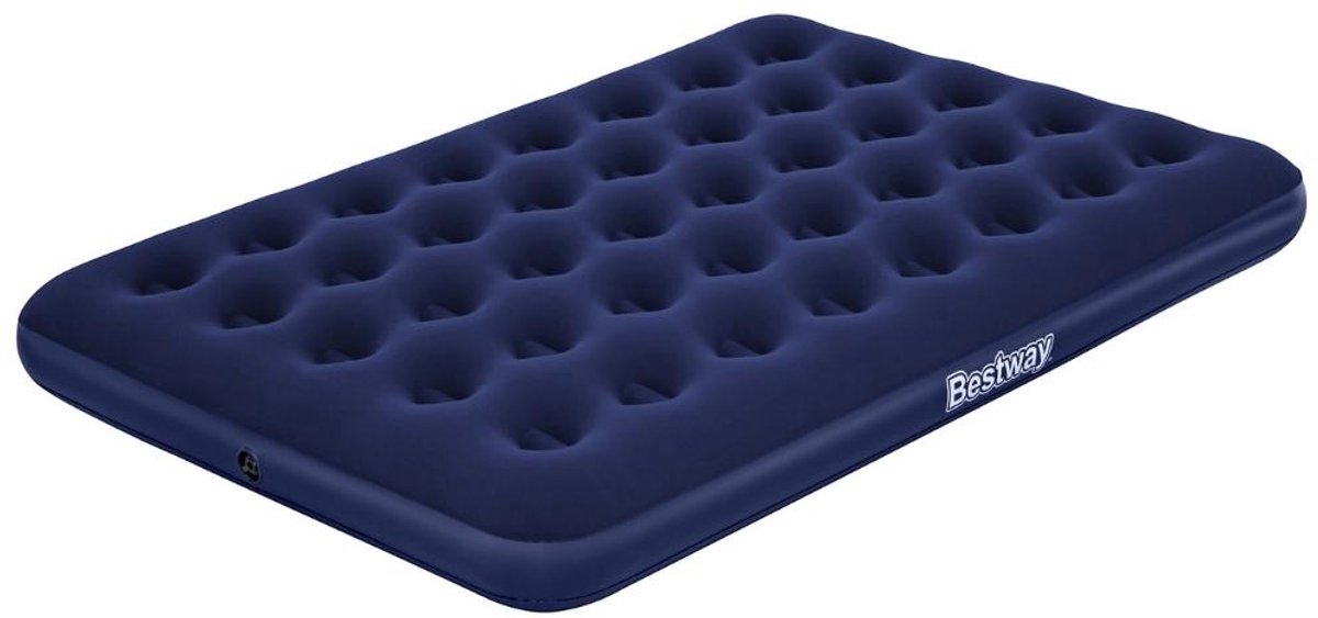 Bestway – Luchtbed – 1-Persoons – 99×188×22 cm – Blauw - Luchtbed 1 Persoon - Camping Luchtbed - Luchtbed Buiten - Luchtbed Binnen - Luchtbed Met Velours