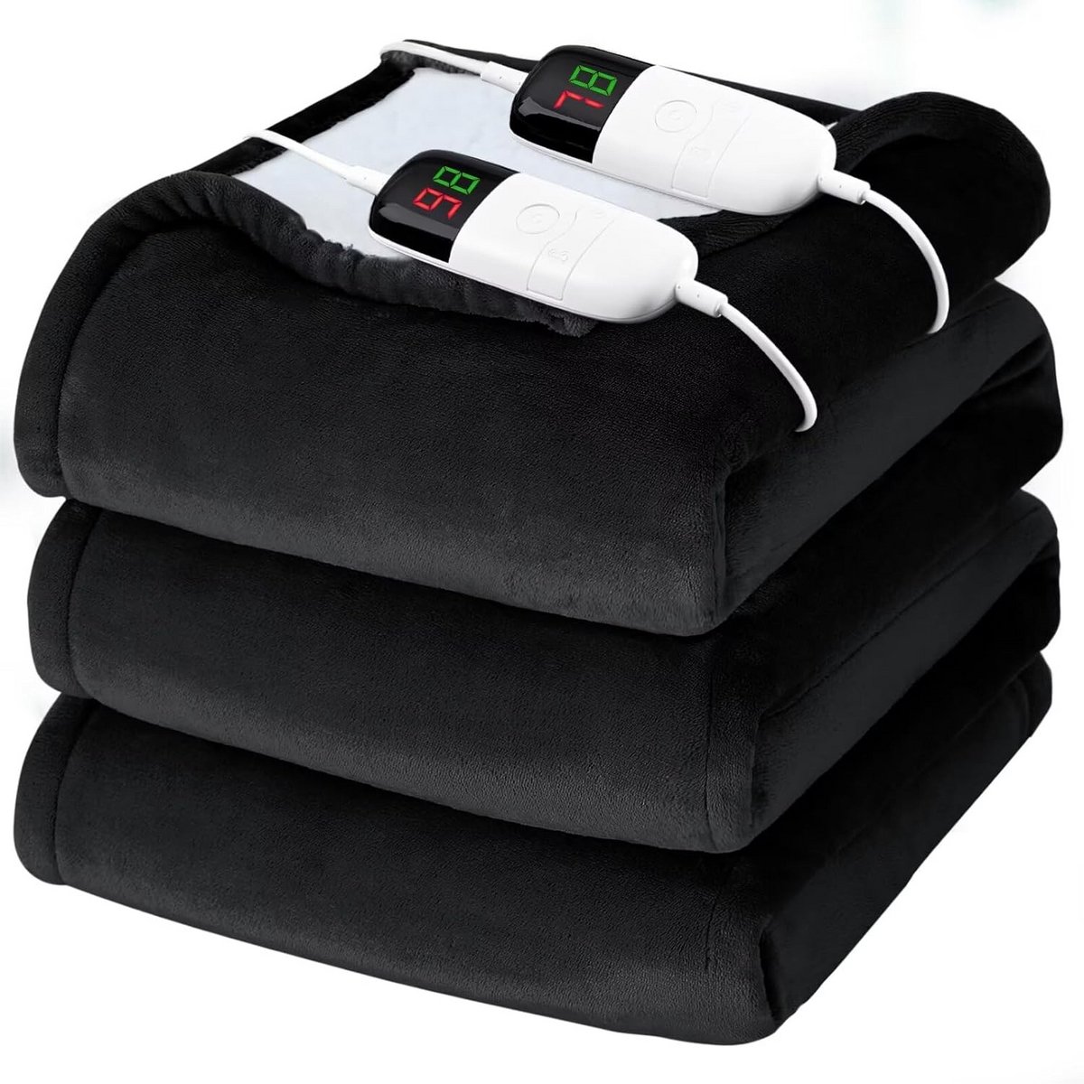 Extra Grote Elektrische Deken voor Queensize Bed met Dubbele Bediening en Timer