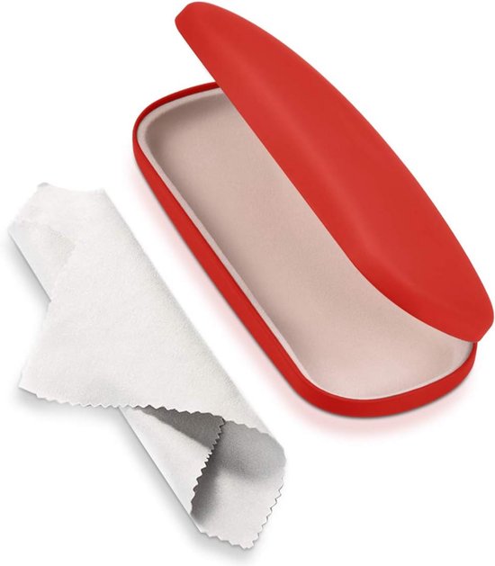 Hifot Metalen brillenetui, brillenkoker harde schaal, aluminium brillendoos zonnebril case voor mannen vrouwen kinderen, leesbrilhouder