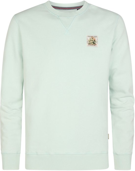 Petrol Industries - Sweater Homme Col Rond Velocidad - Vert - Taille L