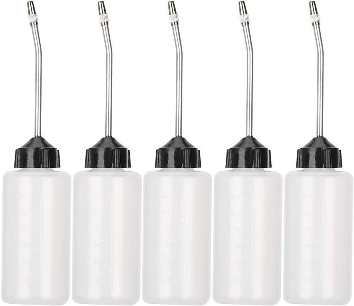 Plastic Naaimachine Olieman - 120ML - Olie Fles voor DIY Craft - hervulbaar