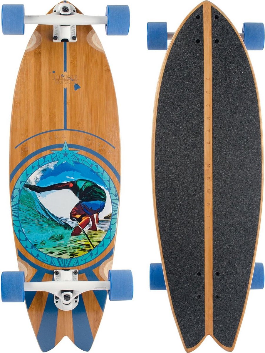 Cruiser Longboard – Klassiek Ontwerp met Witte Assen voor Comfortabel Cruisen