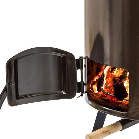 Grote Goulashketel 14 Liter - Raketoven voor Koken zonder Gas of Stroom | Buitenkeuken en Crisisvoorziening — afbeelding 2
