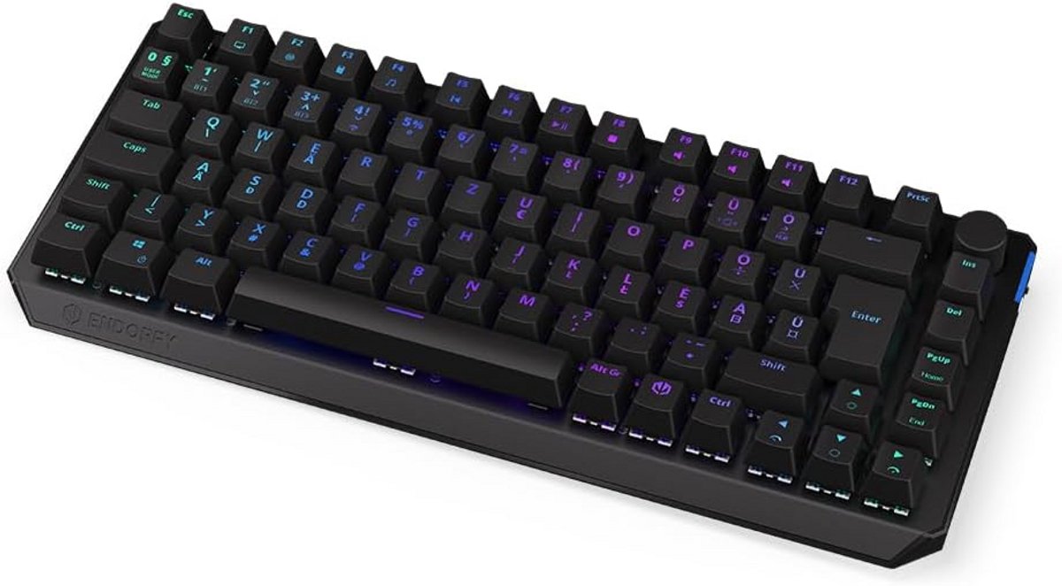 Mechanisch Toetsenbord 75% Draadloos met Lineaire Switches en Hongaarse Layout
