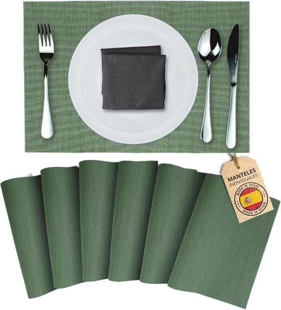 YEEIOU Lederen hittebestendige placemats set van 6 waterdichte afveegbare wasbare PU tafelmatten, gemakkelijk schoon te maken anti-slip (donkerbruin YEEIOU Lederen hittebestendige placemats set van 6 waterdichte afveegbare wasbare PU tafelmatten, gemakkelijk schoon te maken anti-slip (donkerbruin