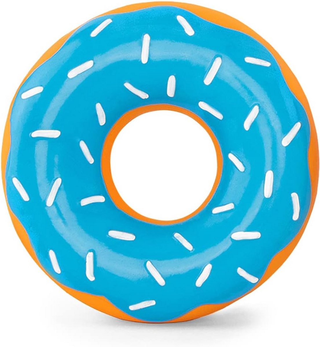 Duurzaam Hondenspeelgoed in Donut Design - Met Blueberry Geur - Voor Kleine & Middelgrote Honden