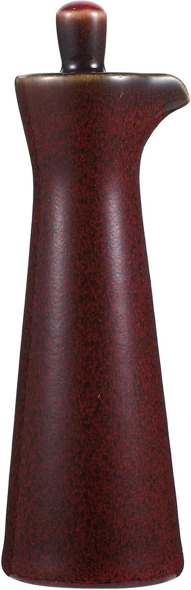 Keramische olijfolie dispenser - keukenhulp voor BBQ grillen - rood
