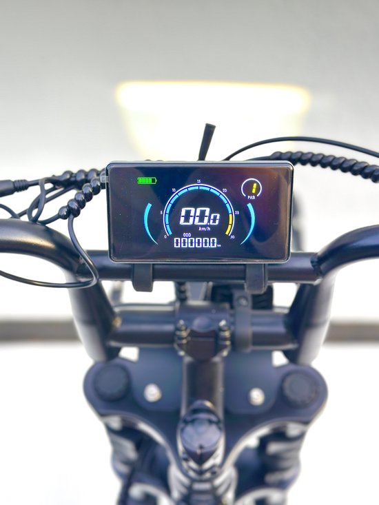 Vilolux® Fatbike electrisch - Fatbike - X80 PRO - V20 Design - 2025 / 2026 Model - Legaal - Rijklaar geleverd - 2 Jaar garantie - Telefoontasje - Hydraulische remmen - Alarm - NFC Key unlock - GPS - Zwart van Merkloos — afbeelding 3